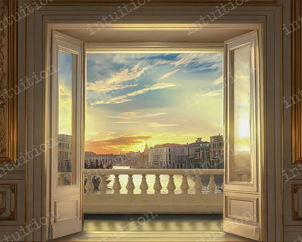 Doorway To Venice Backdrop