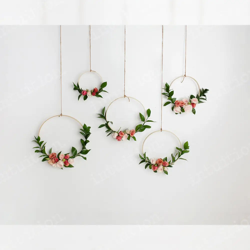 Floral Hoops Poly / 60X44 Backdrop