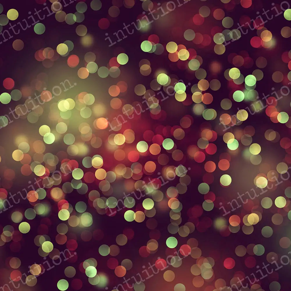 Holiday Lights Horizontal / Poly 60X44 Backdrop