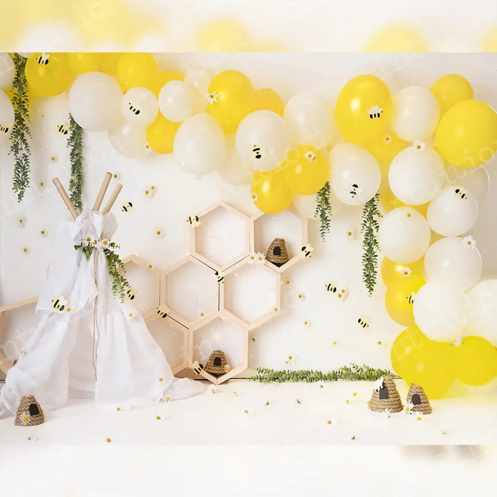 Honey Bee Photo Backdrop popular