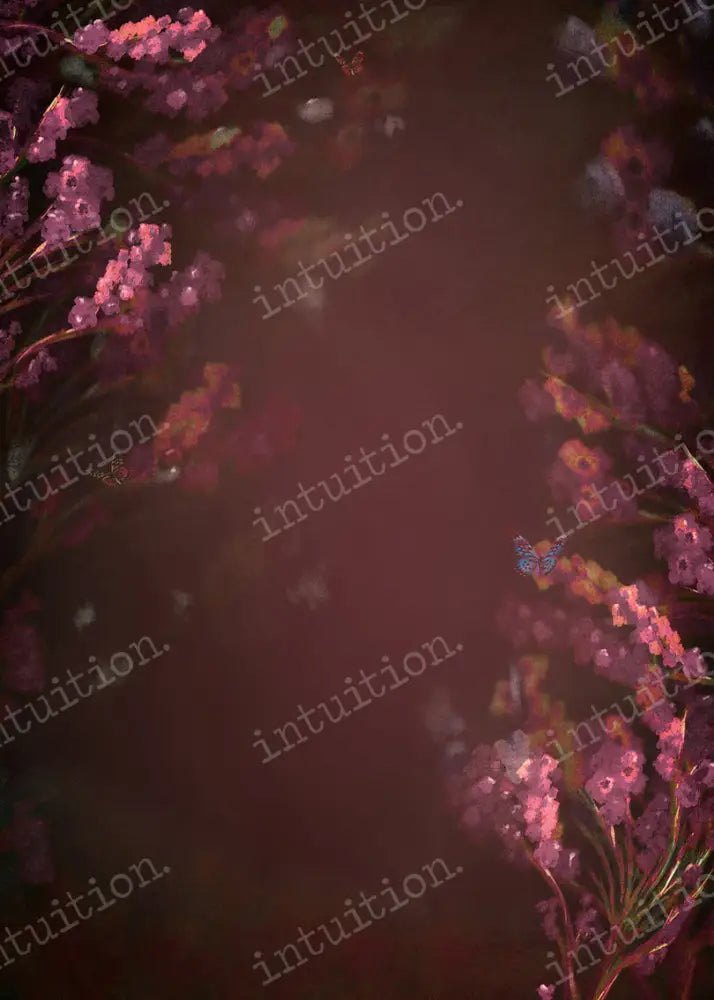 Lilac Garden By Nikki Harrison Backdrop