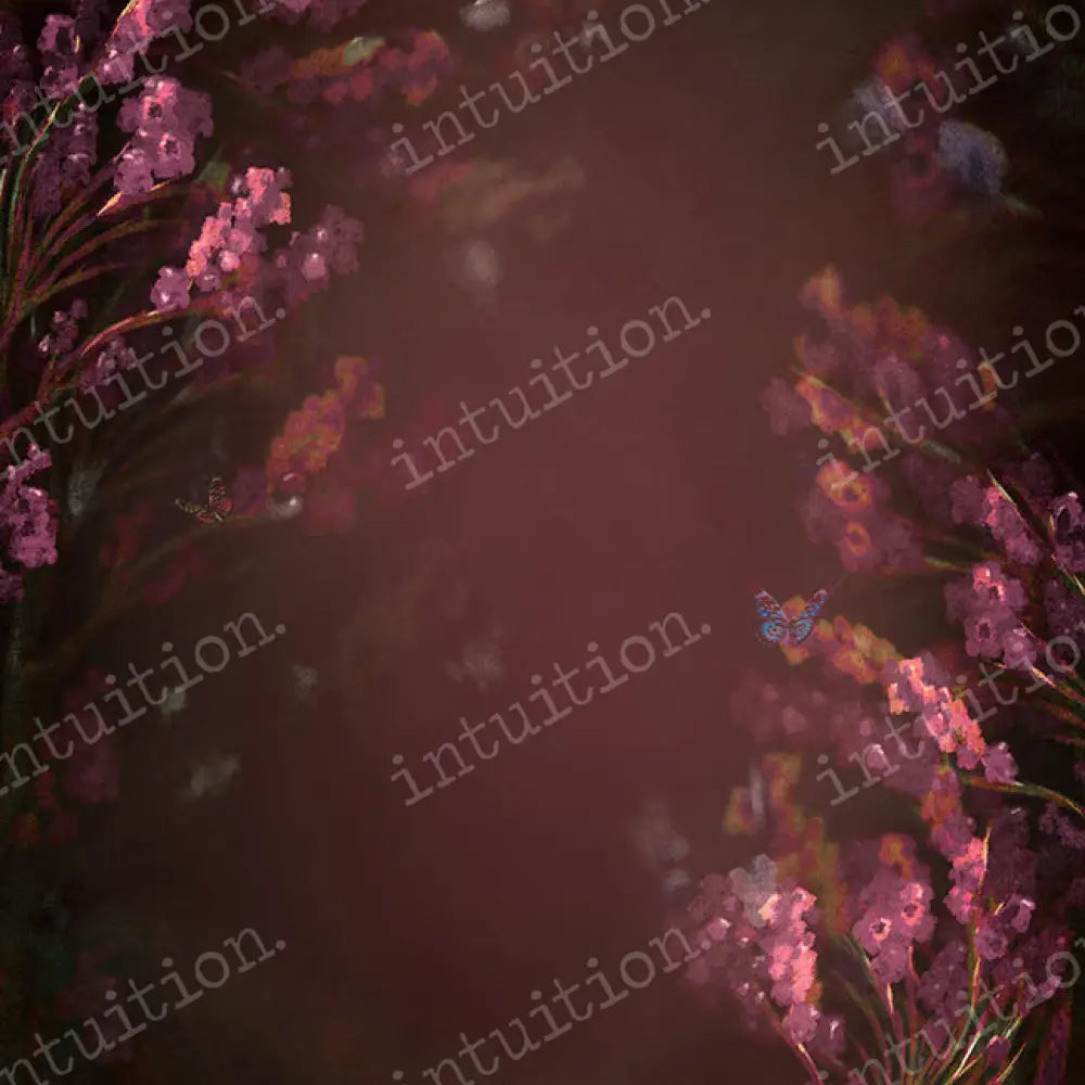 Lilac Garden By Nikki Harrison Vertical / Poly 44X60 Backdrop