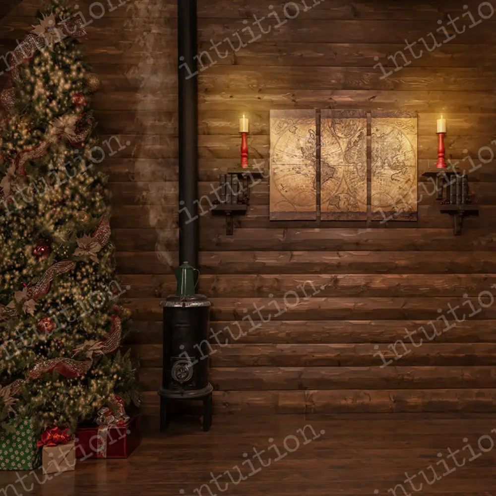 Mos-Santa Study Tree Horizontal / Canvas 10X8 Backdrop