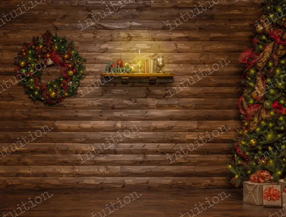 Mos-Wall Tree Wreath Backdrop