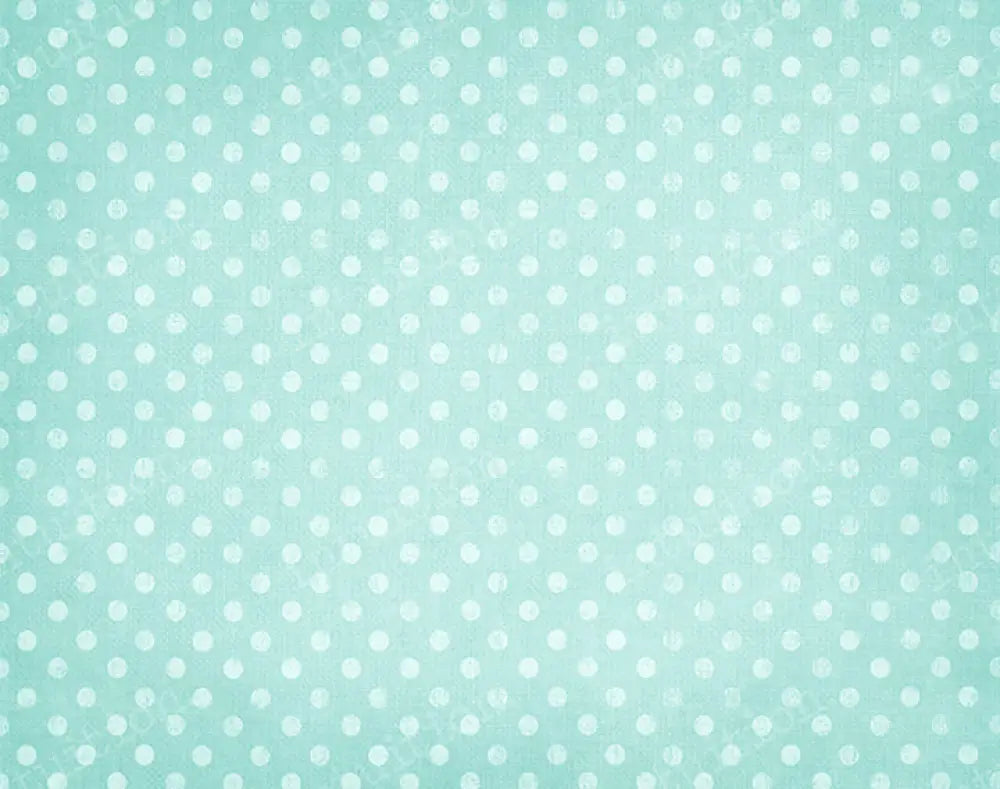 Perfectly Polka Dot - Aquamarine Backdrop