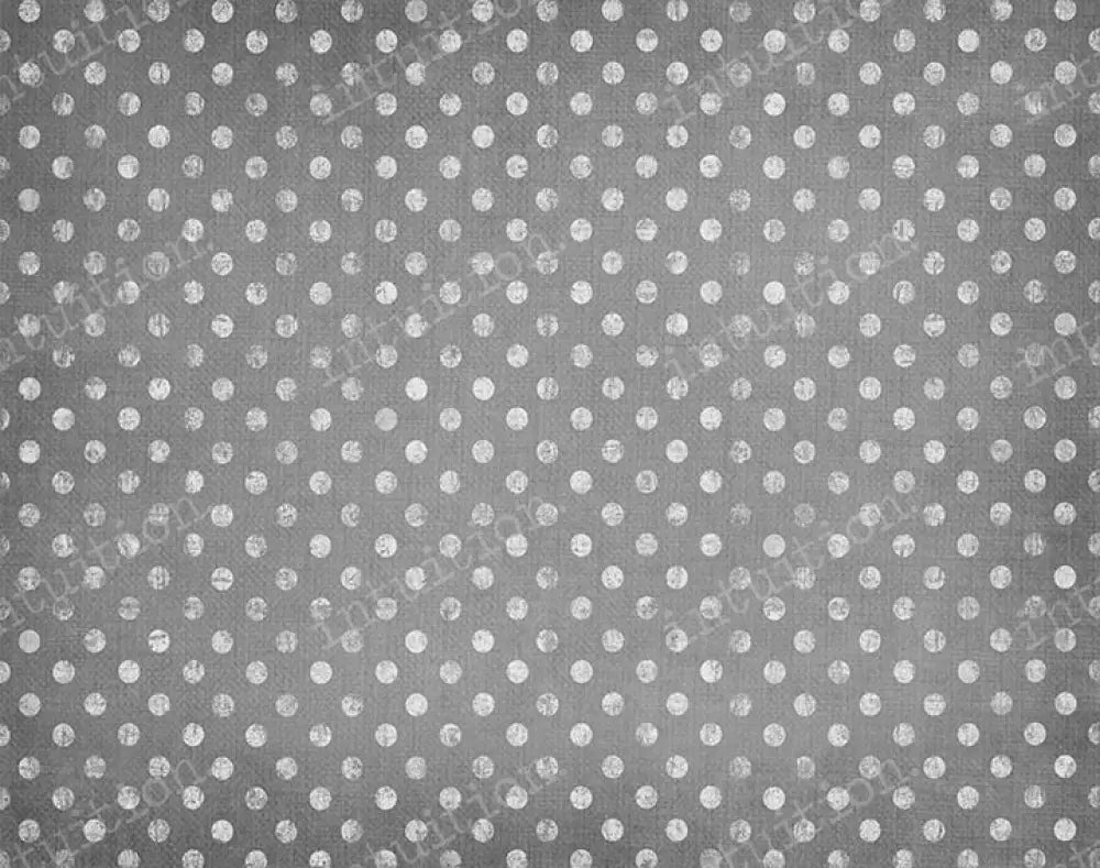 Perfectly Polka Dot - Gray Backdrop