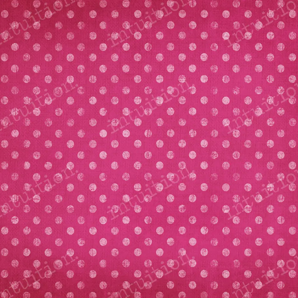 Perfectly Polka Dot - Magenta Horizontal / Poly 60X44 Backdrop