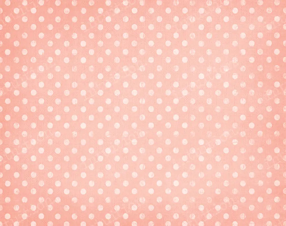 Perfectly Polka Dot - Peach Backdrop