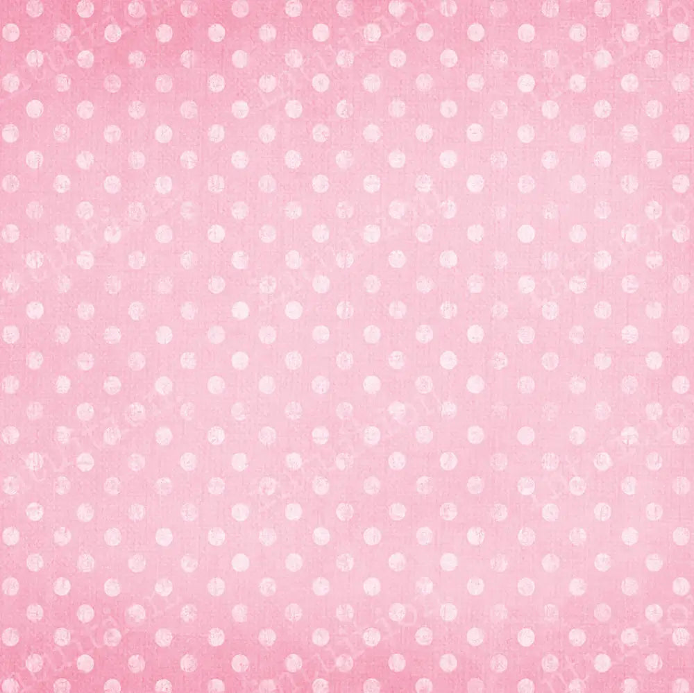 Perfectly Polka Dot - Pink Horizontal / Poly 60X44 Backdrop