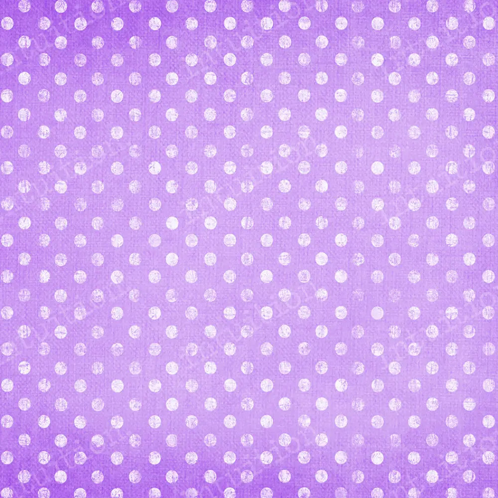 Perfectly Polka Dot - Purple Horizontal / Poly 60X44 Backdrop