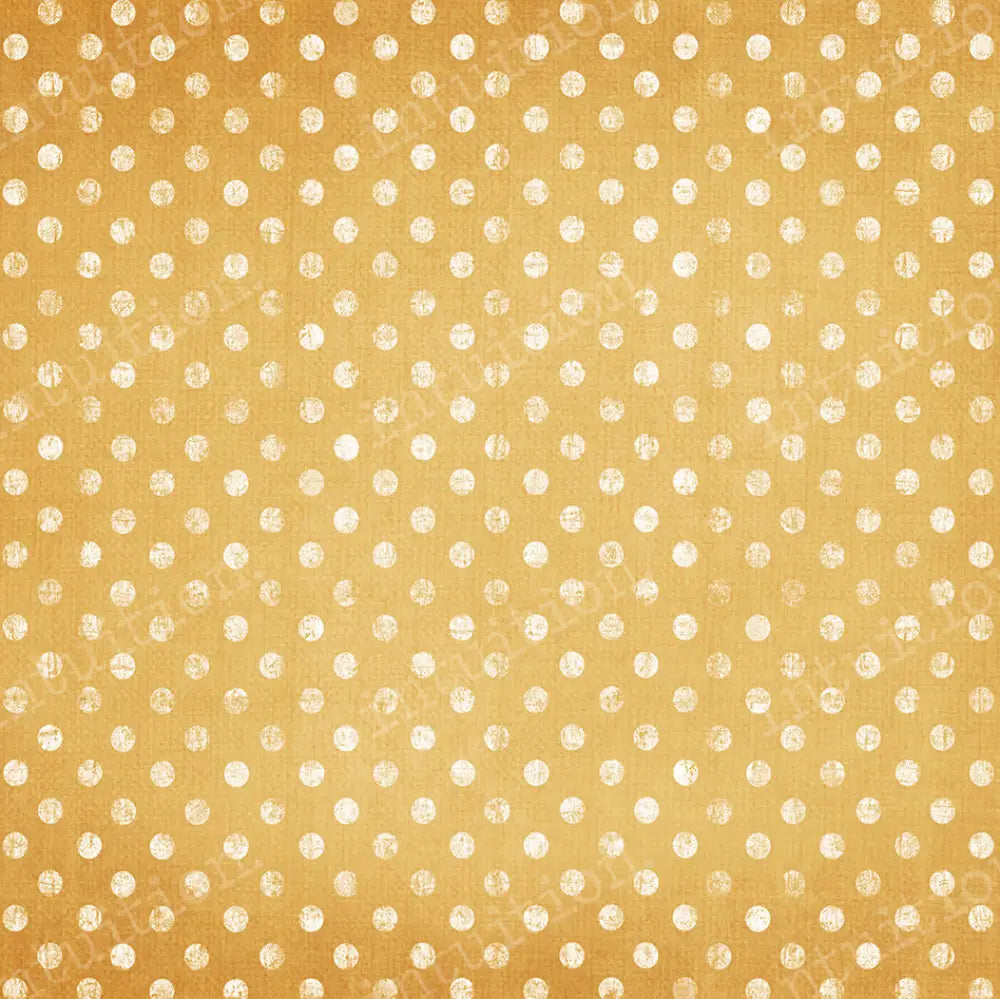 Perfectly Polka Dot - Yellow Horizontal / Poly 60X44 Backdrop