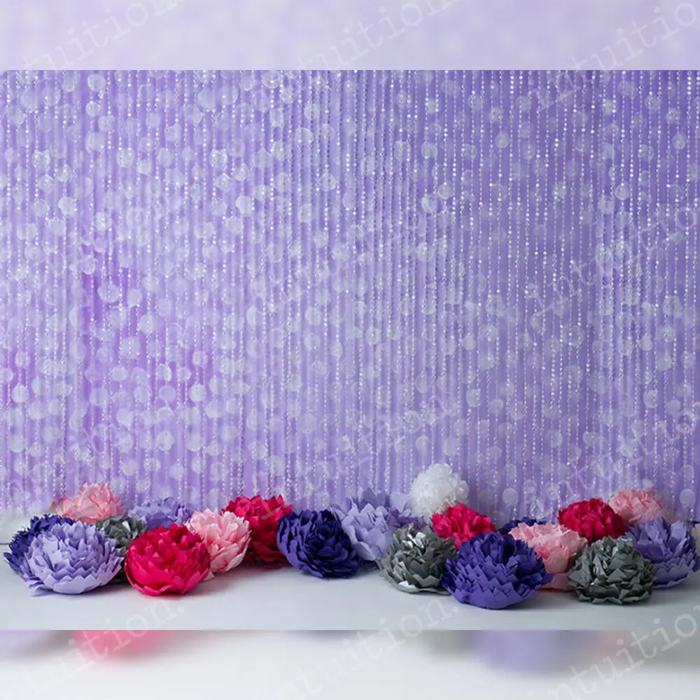 Purple Party Poly / 60X44 Backdrop