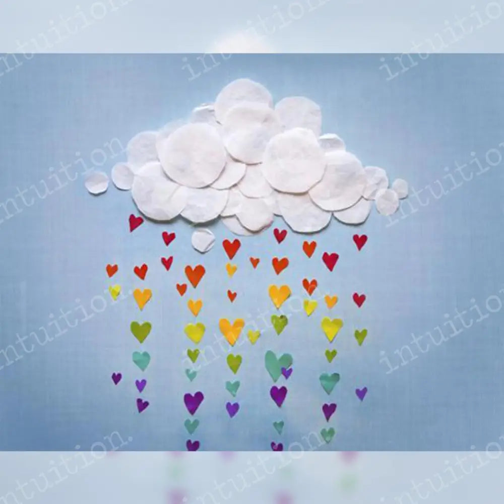 Raining Hearts Backdrop