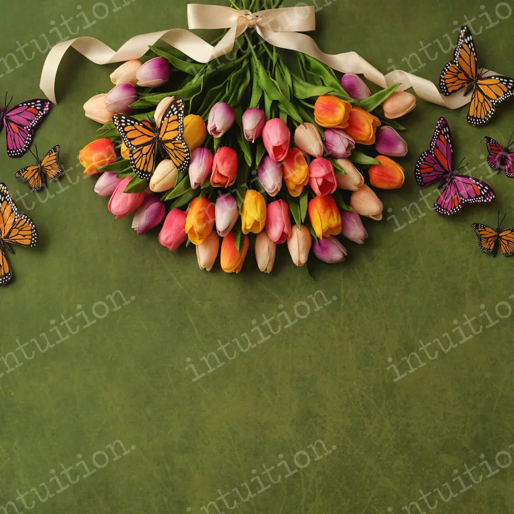 Spring Flutter Horizontal / Poly 60X44 Backdrop