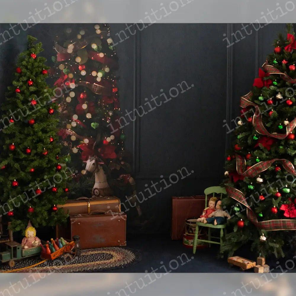 Vintage Holiday Backdrop